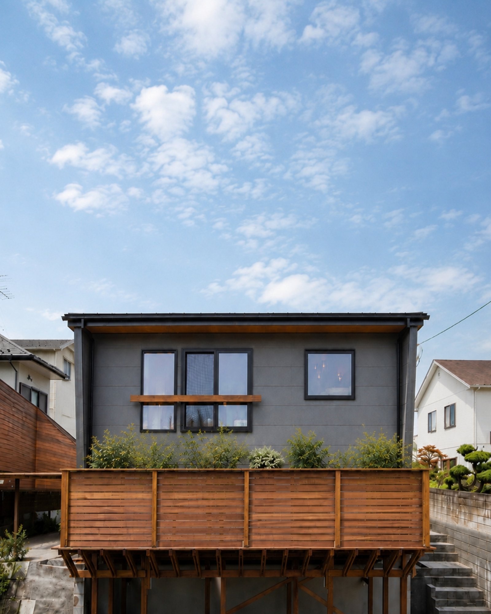 建築家住宅｜CLE-V前貝塚町の家 外観